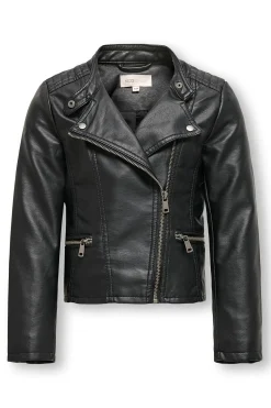 Only Girls Cazadora polipiel de ni&ntilde;a^Niños Abrigos Y Chaquetas