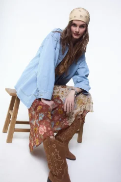 Slowlove Cazadora vaquera barn^Mujer Chaquetas