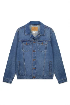 Springfield Cazadora vaquera lavado medio oscuro^Hombre Cazadoras