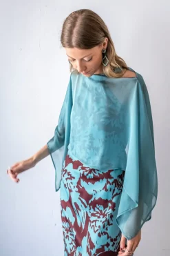 Cul Sac Chal de gasa^Mujer Fulares|Ropa