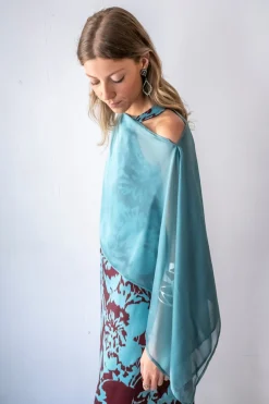 Cul Sac Chal de gasa^Mujer Fulares|Ropa