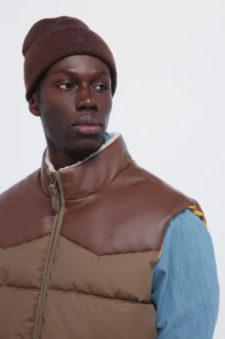 Springfield Chaleco acolchado contraste^Hombre Cazadoras|Chalecos