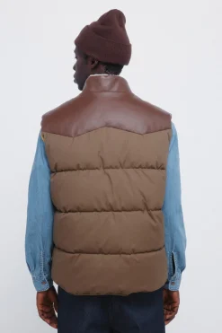 Springfield Chaleco acolchado contraste^Hombre Cazadoras|Chalecos