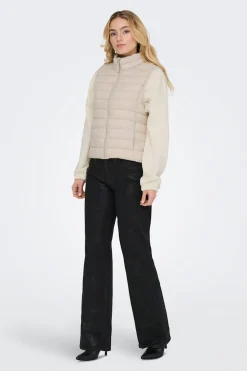 Only Chaleco acolchado cremallera^Mujer Chaquetas|Chalecos