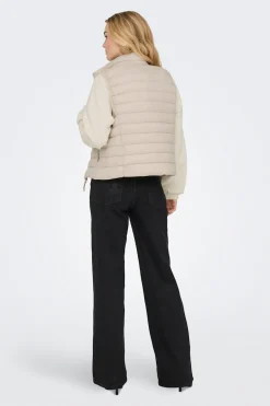 Only Chaleco acolchado cremallera^Mujer Chaquetas|Chalecos