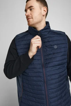 Jack & Jones PLUS Chaleco acolchado ligero PLUS^Hombre Cazadoras|Chalecos