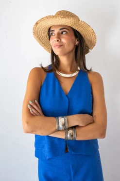 Cul Sac Chaleco cuello pico^Mujer Camisetas|Total Look