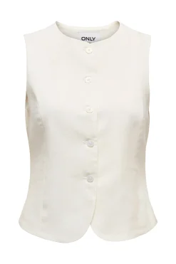 Only Chaleco de lino^Mujer Lino