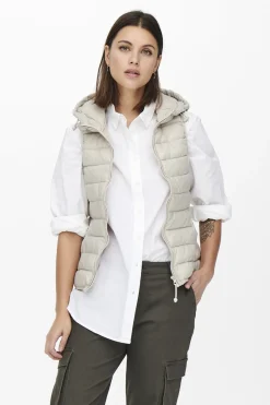 Only Chaleco entretiempo^Mujer Chaquetas|Chalecos