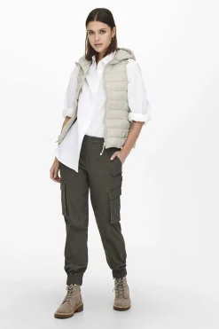 Only Chaleco entretiempo^Mujer Chaquetas|Chalecos