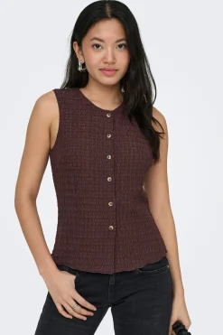 Only Chaleco estructura^Mujer Chaquetas|Chalecos