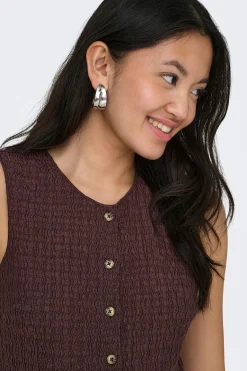 Only Chaleco estructura^Mujer Chaquetas|Chalecos