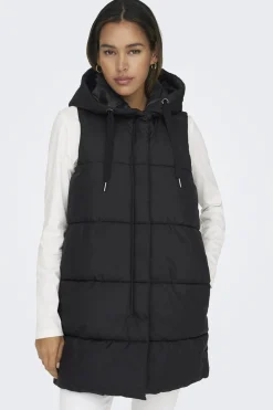 Only Chaleco largo acolchado^Mujer Chaquetas|Chalecos