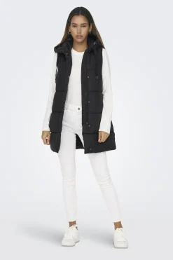 Only Chaleco largo acolchado^Mujer Chaquetas|Chalecos