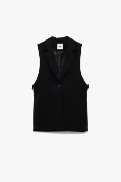 Koton Chaleco largo con cintur&oacute;n^Mujer Chaquetas