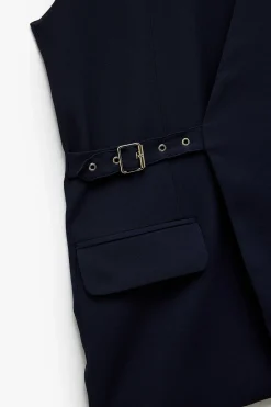 Koton Chaleco largo cruzado^Mujer Chaquetas