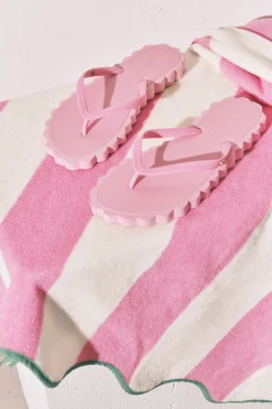 Women'secret Chanclas dedo efecto ondas^Mujer Baño|Sandalias