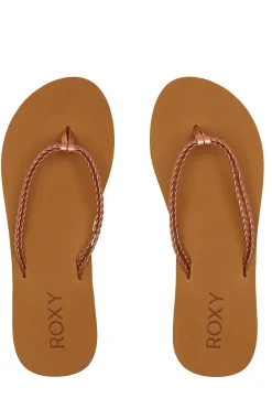 Roxy Chanclas efecto piel doble tira^Mujer Sandalias