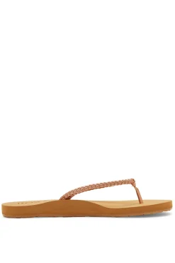 Roxy Chanclas efecto piel doble tira^Mujer Sandalias