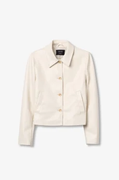 Tiffosi Chaqueta abotonada efecto piel^Mujer Chaquetas