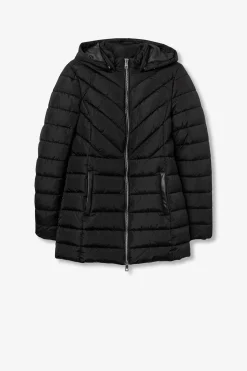 Tiffosi Chaqueta Acolchada con Capucha Removible^Mujer Abrigos