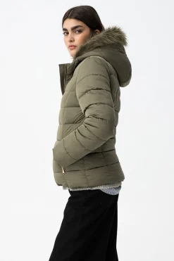 Tiffosi Chaqueta acolchada con capucha^Mujer Chaquetas