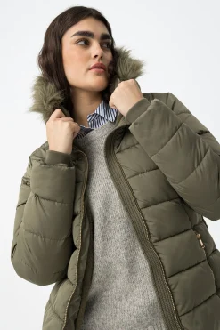 Tiffosi Chaqueta acolchada con capucha^Mujer Chaquetas