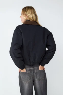 Balmohk Chaqueta acolchada cuello pana^Mujer Chaquetas