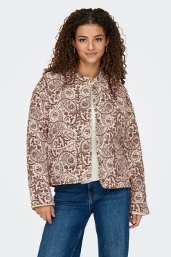 Only Chaqueta acolchada estampada^Mujer Chaquetas