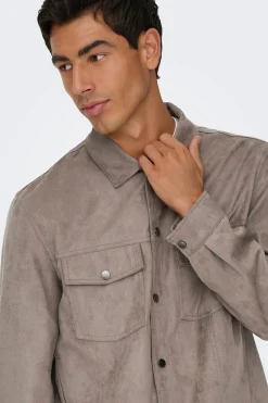 Only & Sons Chaqueta antelina^Hombre Cazadoras