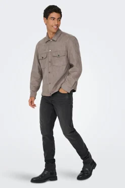 Only & Sons Chaqueta antelina^Hombre Cazadoras