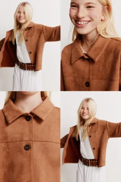 Springfield Kids Chaqueta antelina ni&ntilde;a^Niños Abrigos Y Chaquetas