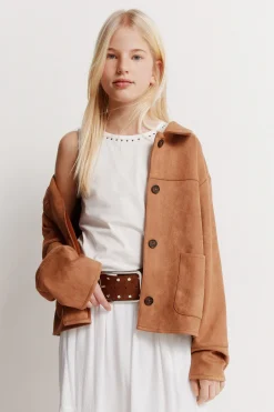 Springfield Kids Chaqueta antelina ni&ntilde;a^Niños Abrigos Y Chaquetas