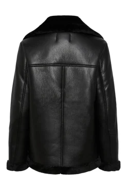 Pieces Chaqueta aviador polipiel borrego^Mujer Chaquetas