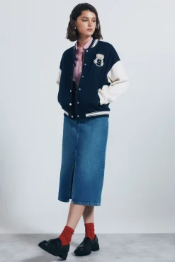 Springfield Chaqueta beisbolera oso^Mujer Chaquetas