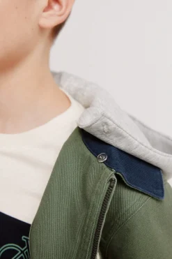 Springfield Kids Chaqueta bici con capucha para ni&ntilde;o.^Niños Abrigos Y Chaquetas