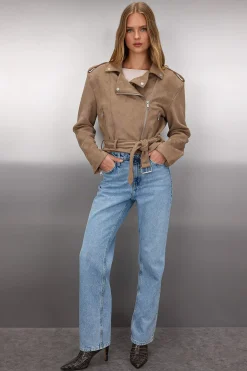 Trendyol Chaqueta biker^Mujer Chaquetas