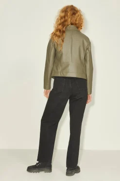 Jack & Jones Chaqueta biker efecto piel^Mujer Chaquetas