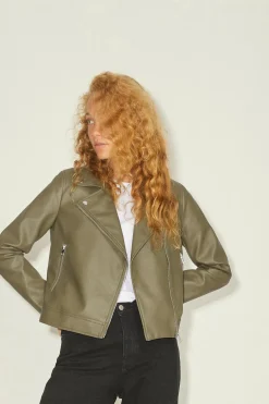 Jack & Jones Chaqueta biker efecto piel^Mujer Chaquetas