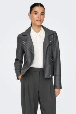 Only Chaqueta biker piel vegana^Mujer Chaquetas