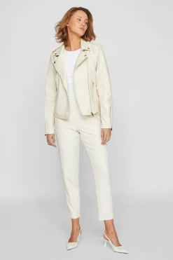 Vila Chaqueta biker polipiel^Mujer Chaquetas