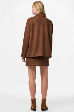 Pieces Chaqueta blazer antelina^Mujer Chaquetas|Total Look