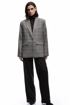 Koton Chaqueta blazer de corte oversize^Mujer Chaquetas