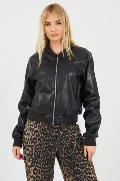 Brave Soul Chaqueta bomber de polipiel^Mujer Chaquetas