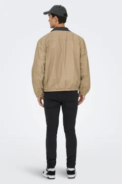 Only & Sons Chaqueta con pu&ntilde;os el&aacute;sticos^Hombre Cazadoras