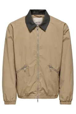 Only & Sons Chaqueta con pu&ntilde;os el&aacute;sticos^Hombre Cazadoras