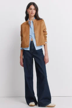 Springfield Chaqueta corta antelina^Mujer Chaquetas