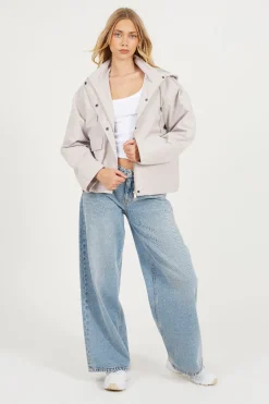 Brave Soul Chaqueta corta con capucha^Mujer Chaquetas