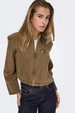Only Chaqueta corta con cremallera^Mujer Chaquetas