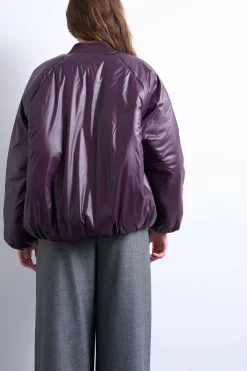 Topshop Chaqueta corta de nylon^Mujer Chaquetas